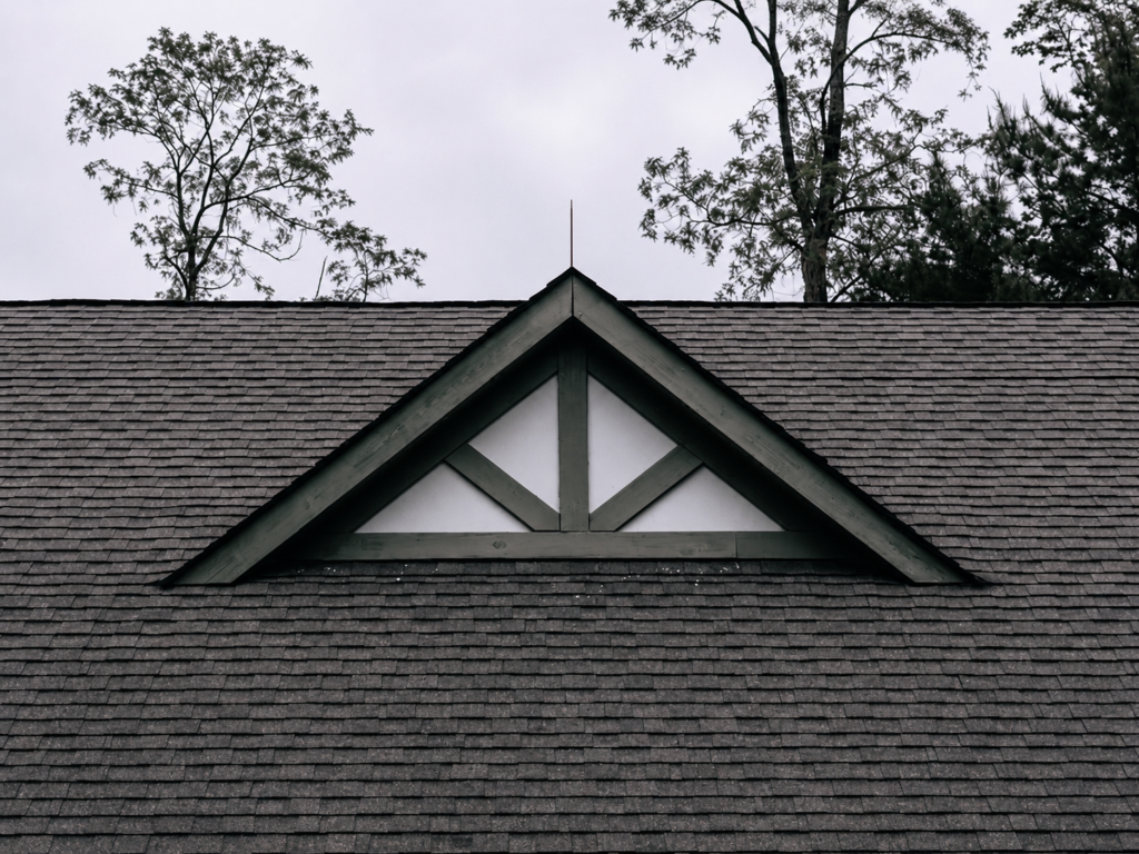 Close-up of asphalt shingles being installed on a residential roof representing the quality roofing materials and code-compliant installation Ridgepoint Solutions provides in Lexington Kentucky